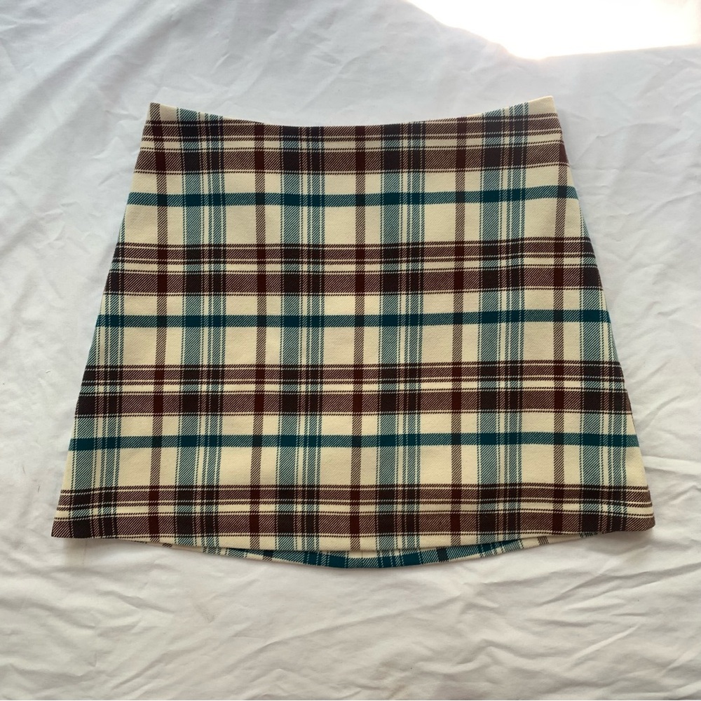 Wilfred Plaid Mini Skirt